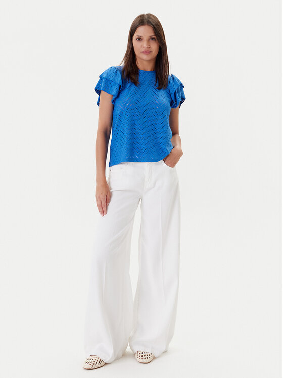 JDY JDY Blúzka Carla 15351452 Modrá Regular Fit