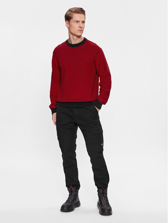 HUGO Hugo Sweater Sonderson 50500007 Piros Regular Fit