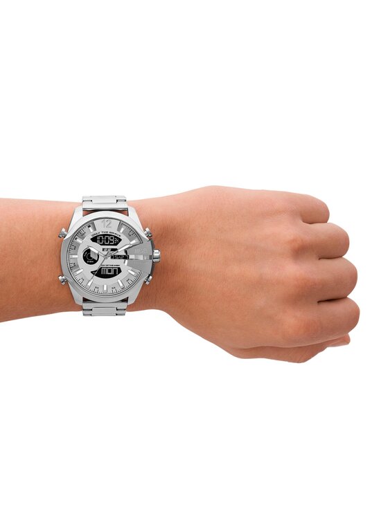 Diesel Diesel Годинник Mega Chief DZ4648 Срібний
