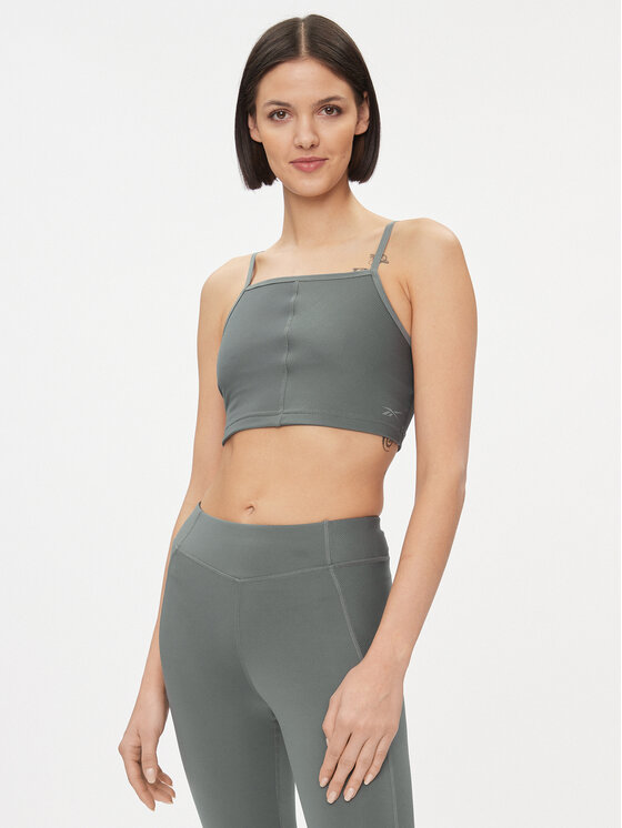 Reebok Reebok топ Yoga Performance IM4044 Сив Fitted Fit