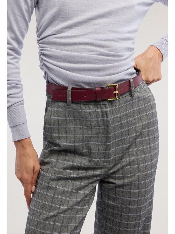 Trussardi Trussardi Pasek B343B100024N0T1 Bordowy