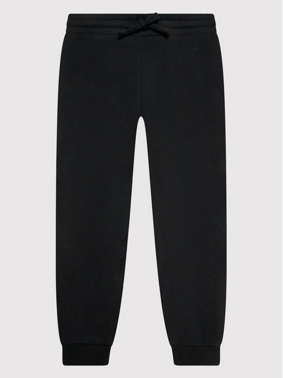 United Colors Of Benetton Pantaloni trening 39M2I0515 Negru Regular Fit