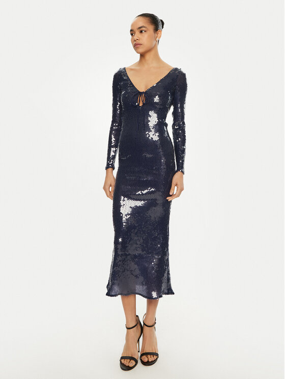 BARDOT BARDOT Koktélruha 58859DB Sötétkék Regular Fit