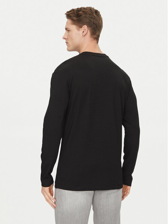 Jack Wolfskin Jack Wolfskin Longsleeve Essential Longsleeve 1808821 Μαύρο Regular Fit