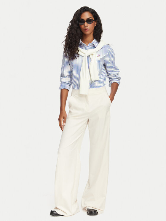 Beverly Hills Polo Club Beverly Hills Polo Club Srajca P-SS26W-SH0005 Modra Regular Fit