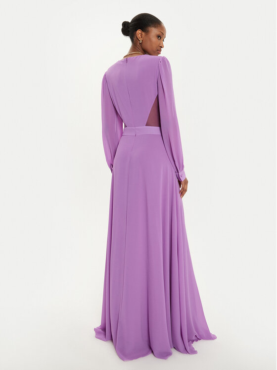 Fracomina Fracomina Abendkleid FQ24WD3013W41201 Violett Regular Fit
