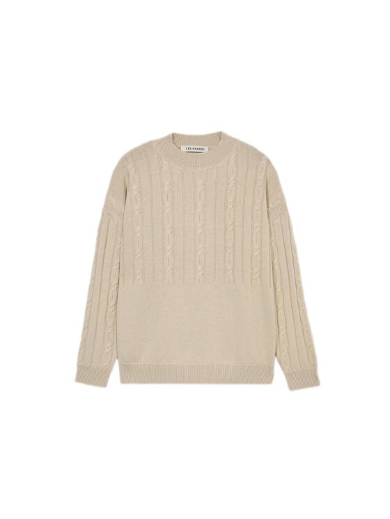 Trussardi Trussardi Cardigan M7396001129N002 Beige Regular Fit