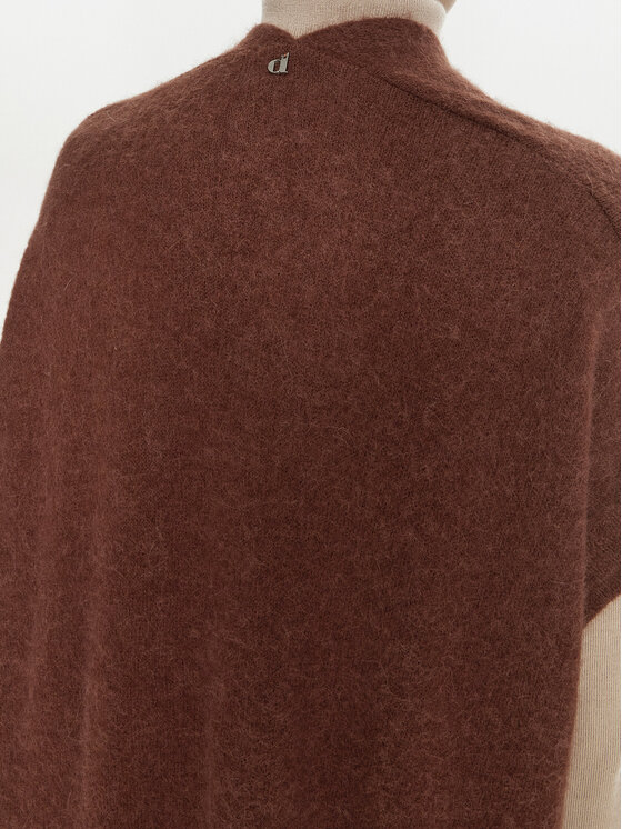 Dixie Dixie Kardigan M277K007A Smeđa Relaxed Fit