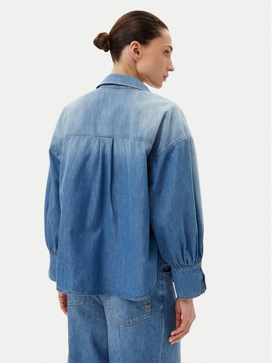 PINKO PINKO Блуза 104630 A2DT Син Relaxed Fit