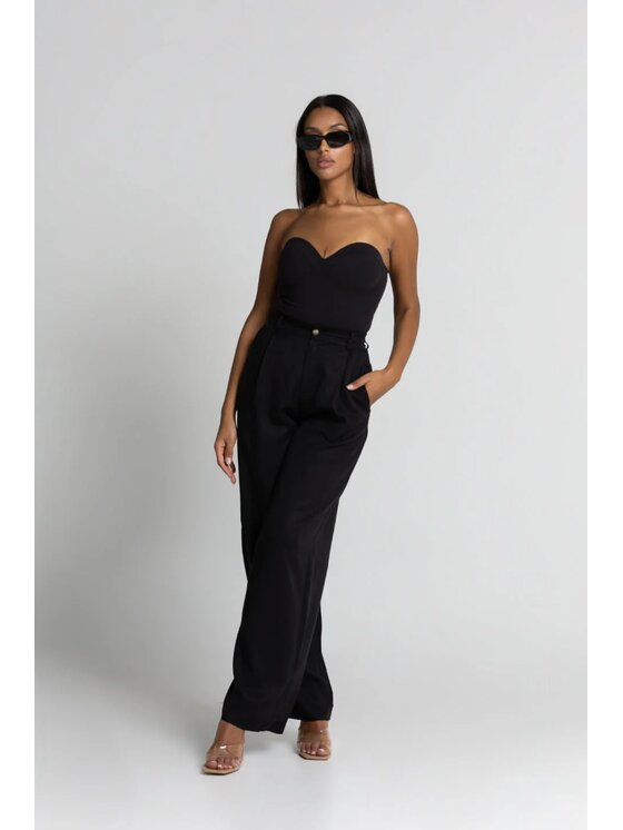 Chiara Wear Chiara Wear Body Body gorsetowe SKIN Czarny Slim Fit