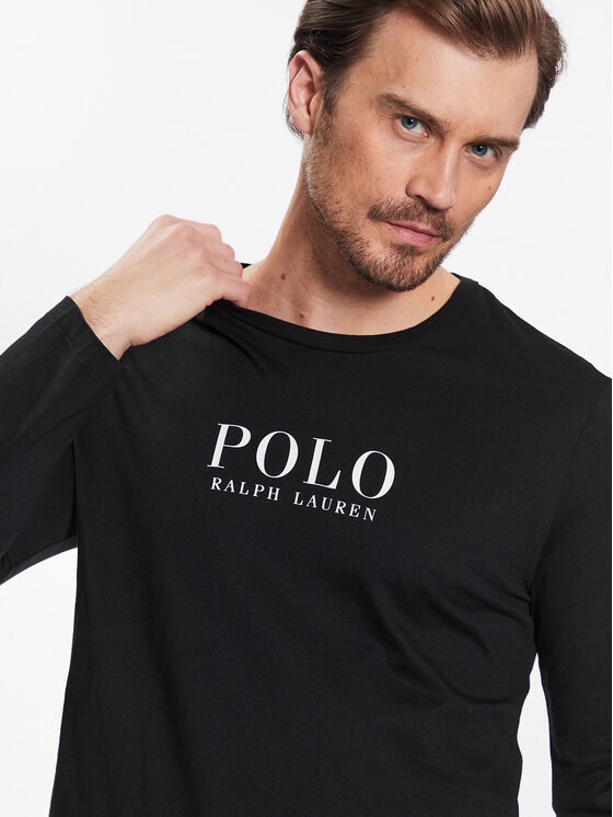 Polo Ralph Lauren Polo Ralph Lauren Majica dugih rukava 714899614004 Crna Regular Fit