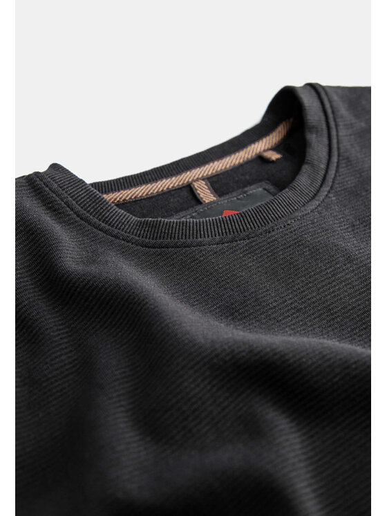 Volcano Volcano Bluza B-CARBON Czarny Regular Fit