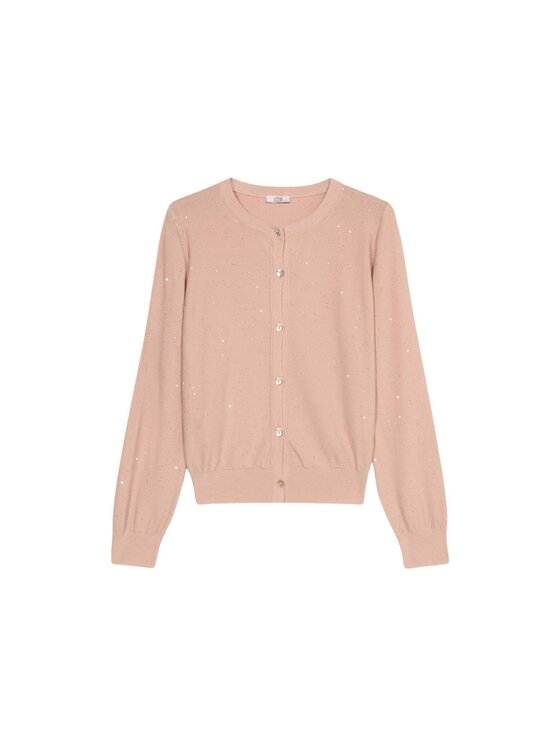 Oltre Oltre Cardigan M503J005265N006 Rosa Slim Fit