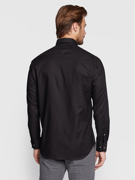 Chemise tommy hilfiger noir outlet