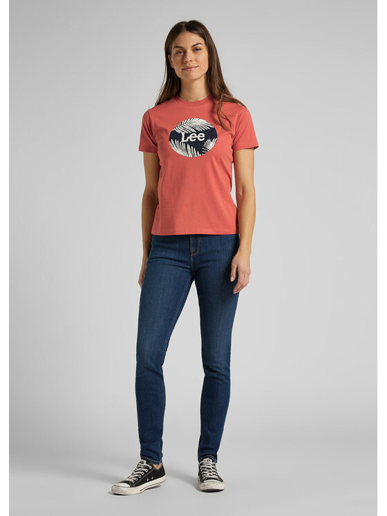 Lee Lee Jeansy SCARLETT HIGH Niebieski Skinny Fit