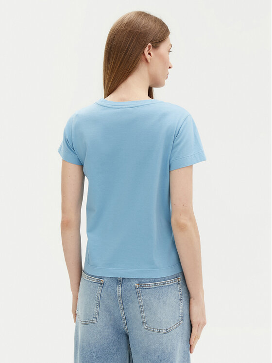 PINKO PINKO T-Shirt Basico 100373 Modrá Regular Fit