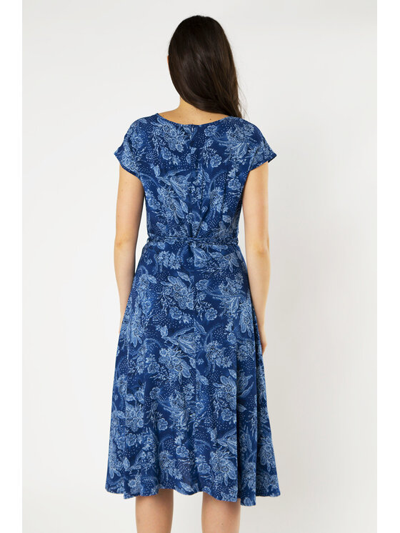 QUIOSQUE QUIOSQUE Každodenní šaty BLUEBERRY DRESS Barevná Regular Fit