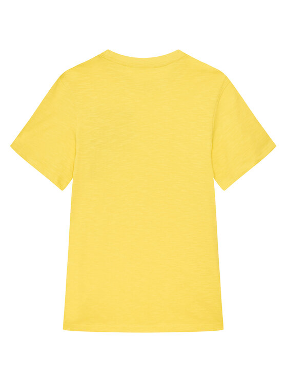 Original Marines Original Marines T-Shirt DFP4204YM Żółty Regular Fit