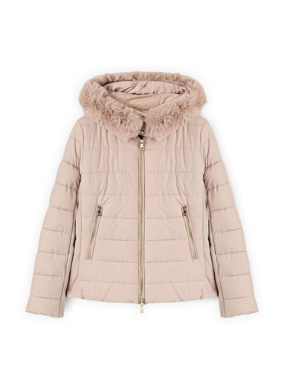 Motivi Motivi Giubbotto piumino F061Q000706N013 Écru Regular Fit