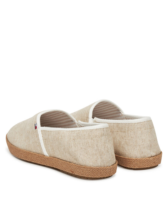 Tommy Hilfiger Tommy Hilfiger Espadrilles Hilfiger Chambray Espadrille FM0FM05391 Écru