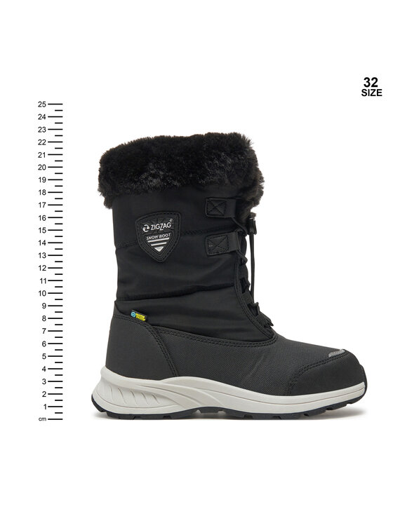 ZigZag ZigZag Sniega zābaki Wesend Kids Boot WP V2 Z244389 Melns