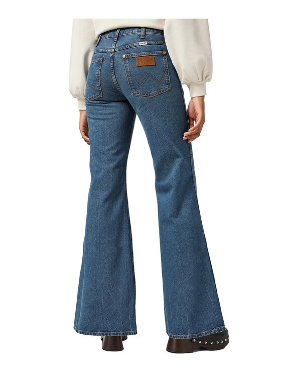 Wrangler Wrangler Jeansy 112356414 Niebieski Bootcut Fit