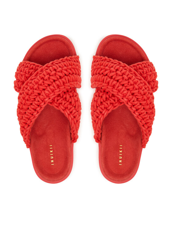 Inuikii Inuikii Şlapi Woven 1004.003.0062 Roșu