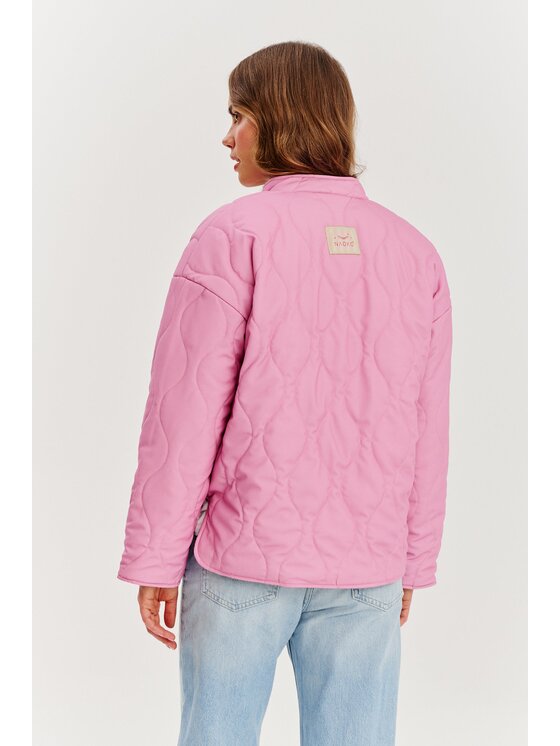 NAOKO NAOKO Prechodná bunda Pink Meadow Ružová Regular Fit
