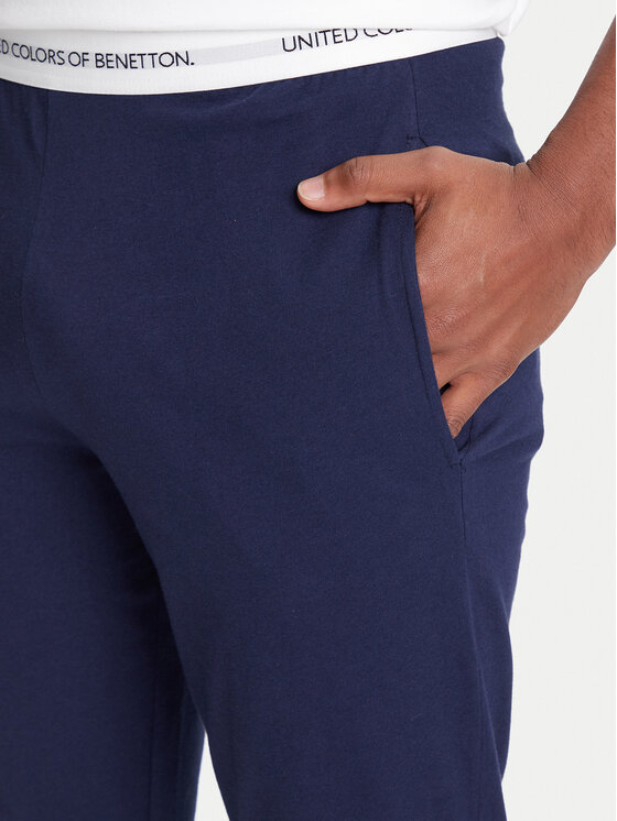 United Colors Of Benetton United Colors Of Benetton Долнище на пижама 30964F00V Тъмносин Regular Fit