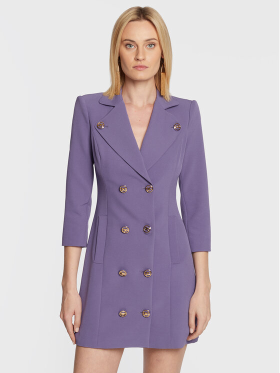 Elisabetta Franchi Cocktail obleka AB-182-26E2-V620 Vijolična Regular Fit