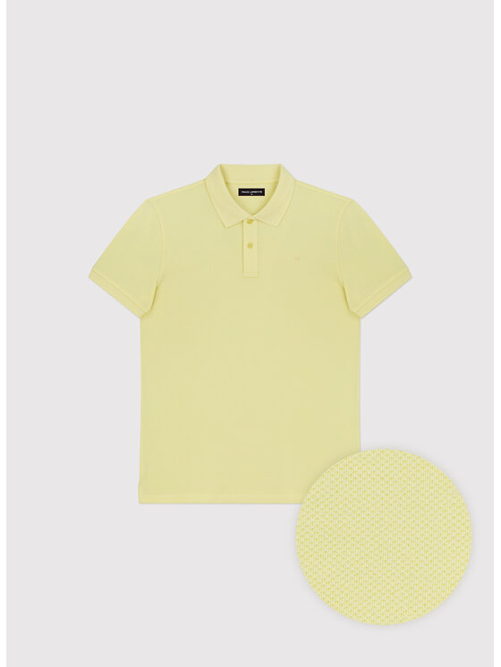 Pako Lorente Pako Lorente Polo P26SF-TX-003 Żółty Classic Fit