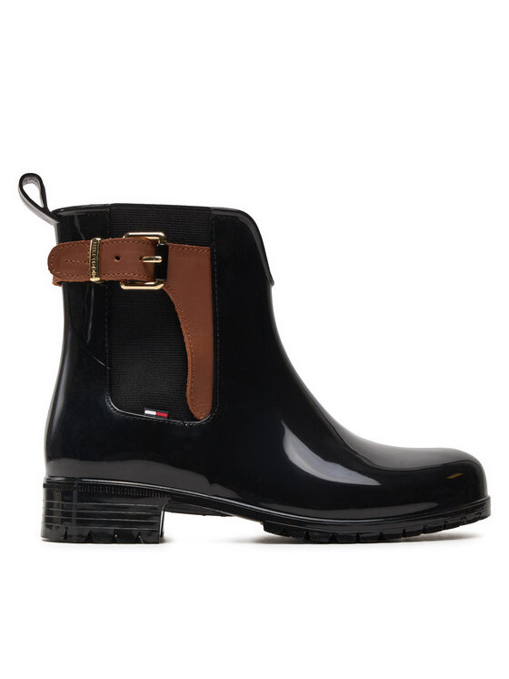Tommy Hilfiger Bottes de pluie Oxley 2Z2 FW56822108 Noir Modivo