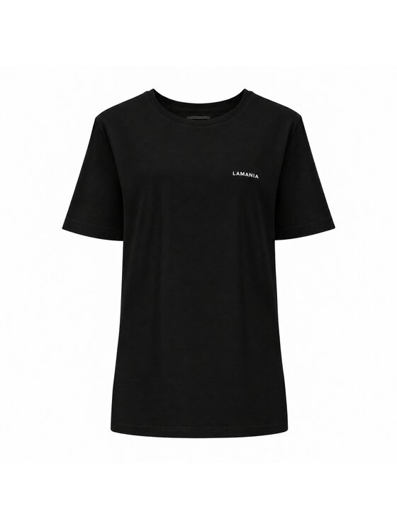 La Mania La Mania T-Shirt BONI Czarny Basic Fit