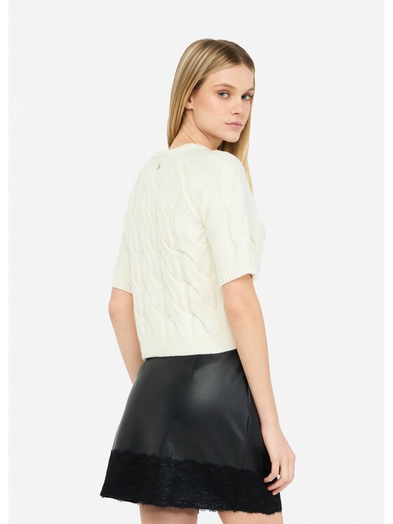 Liu Jo Liu Jo Maglione CF5214MA75QX0256 Bianco Regular Fit