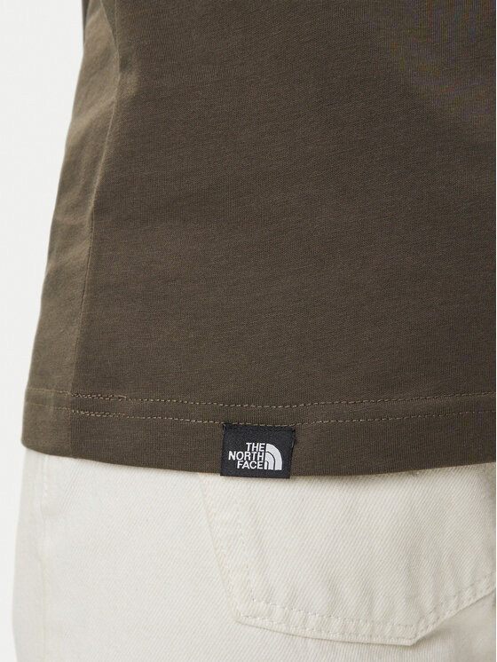 The North Face The North Face T-Shirt Simple Dome NF0A87NG Brązowy Regular Fit