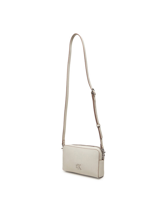 Calvin Klein Jeans Calvin Klein Jeans Rankinė Minimal Monogram Camera Bag 20 LV04K3162G Écru