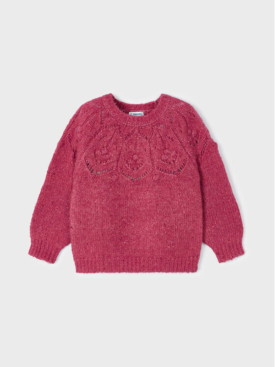 Mayoral Mayoral Sweter 4.304 Różowy Regular Fit