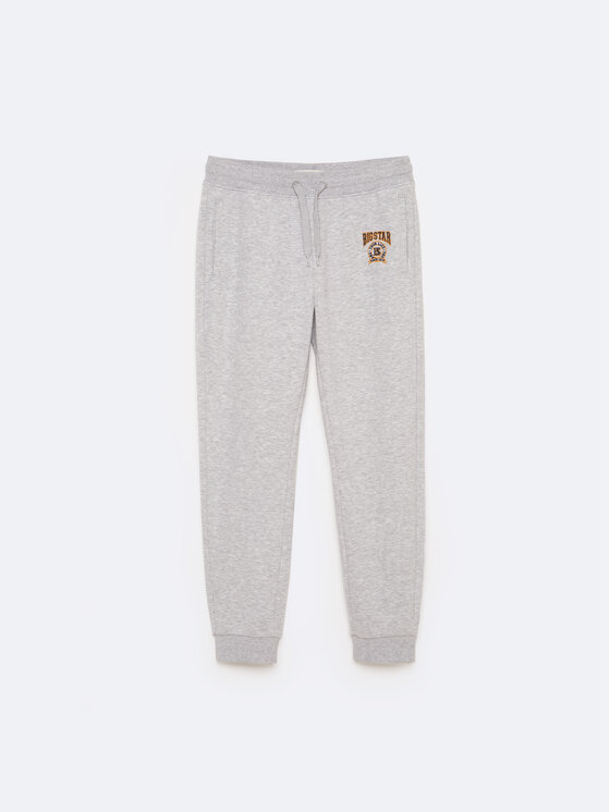 BIG STAR BIG STAR Spodnie dresowe LIRONP Szary Basic Fit