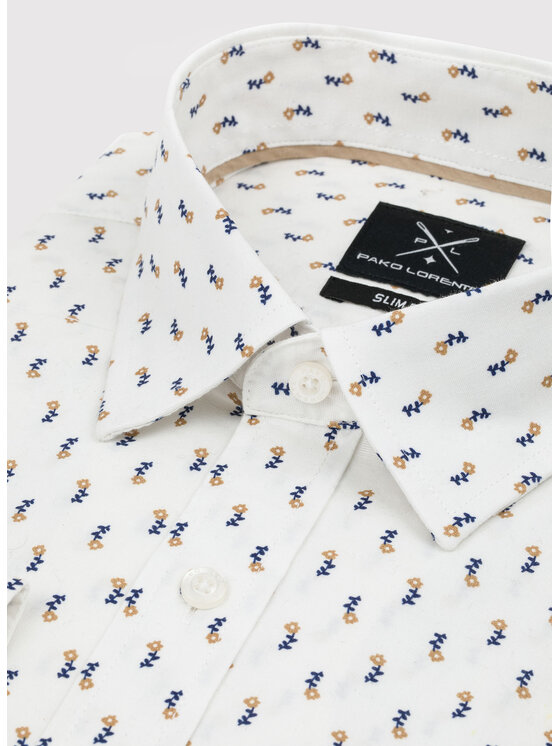Pako Lorente Pako Lorente Koszula P22WF-1X-048 Biały Slim Fit