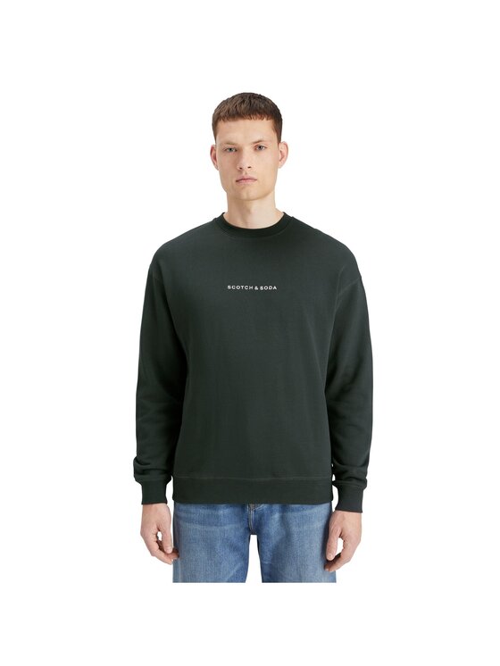 Scotch & Soda Scotch & Soda Sweter 27152 Zielony Casual Fit