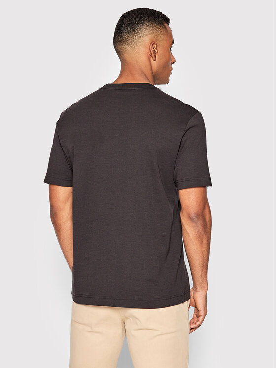 Calvin Klein Calvin Klein Футболка Micro Logo Interlock K10K109894 Чорний Regular Fit