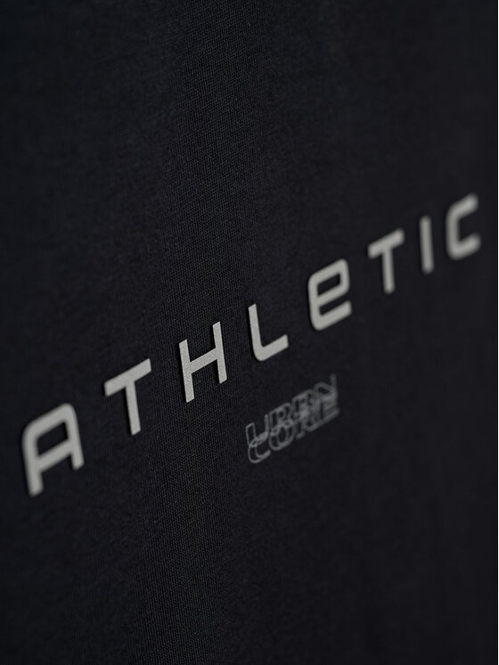 4F 4F T-Shirt NIGHT RUN Czarny Slim Fit
