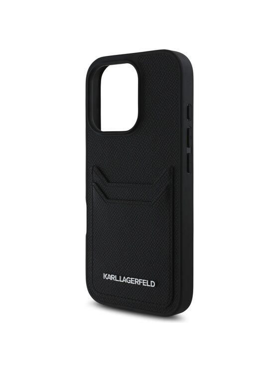 KARL LAGERFELD KARL LAGERFELD Etui na telefon iPhone 16 Pro Czarny