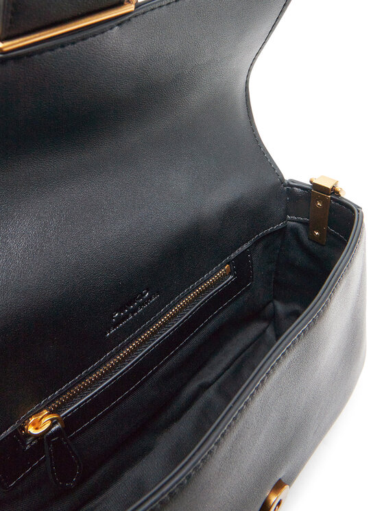 PINKO PINKO Kabelka Love One Mini Slouchy Fl PE 25 PLTT 104340 A0QO Černá