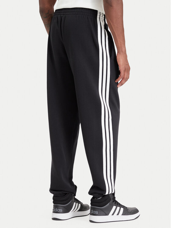 adidas adidas Spodnie dresowe Essentials 3-Stripes French Terry KY6533 Czarny Regular Fit