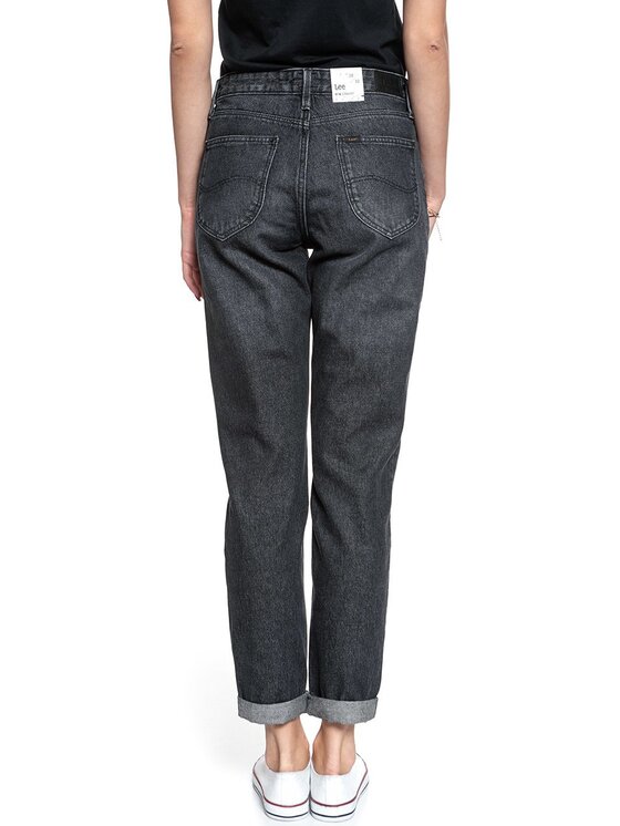 Lee Lee Jeans MOM STRAIGHT Nero Regular Fit