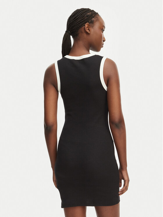 Roxy Roxy Φόρεμα καθημερινό Iconic Days ERJKD03547 Μαύρο Slim Fit