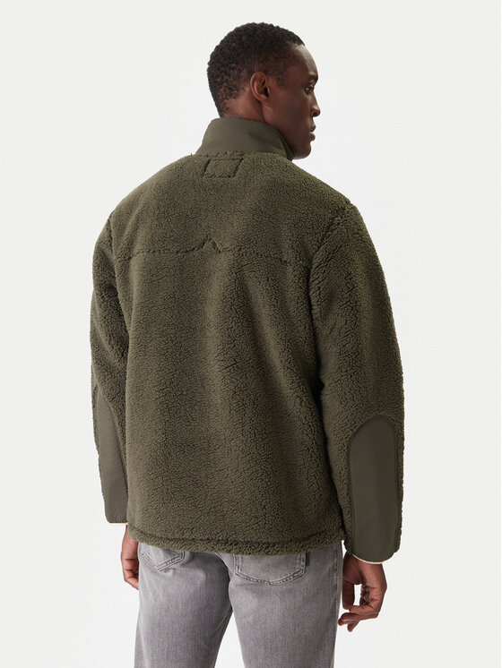 Hunter Hunter Polár kabát Athol HARM0017252 Zöld Regular Fit