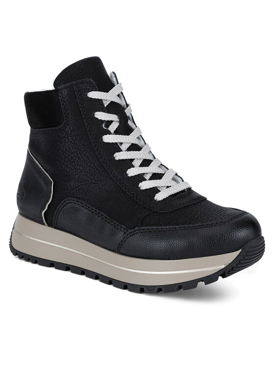 Rieker Rieker Botine N4008-00 Negru