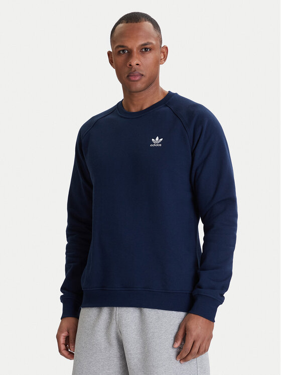 adidas Суитшърт Trefoil Essentials IY4935 Тъмносин Regular Fit